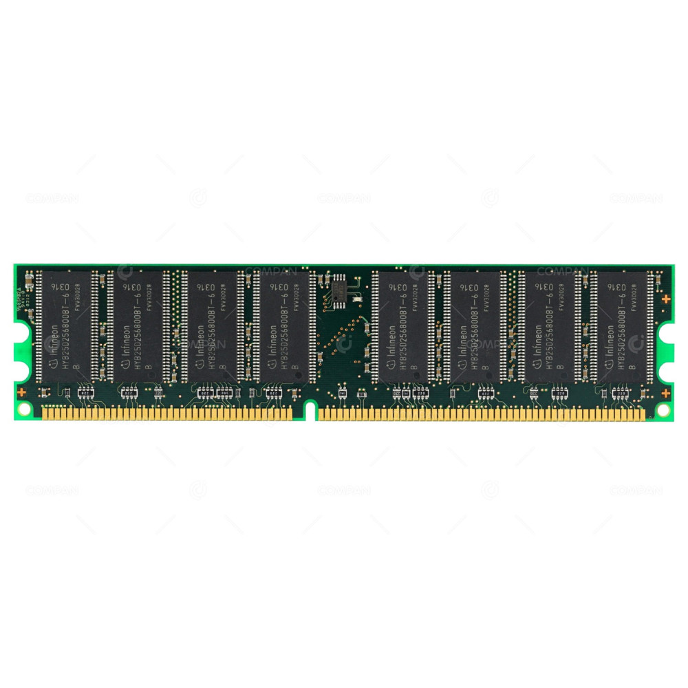 HYS64D64320GU-6-B INFINEON MEMORY 512MB PC2700U DDR 333MHZ 184 PIN CL2.5 2.5V 64MX64 NON ECC UDIMM SDRAM -